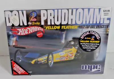 Don Prudhomme Yellow Dragster 1:25 Scale MPC Hot Wheels MPC844/12 Vintage Sealed • $30.32