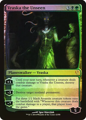 $6.10 • Buy FOIL Vraska The Unseen ~ Duel Decks: Jace Vs. Vraska [ Excellent ] [ Magic MTG ]