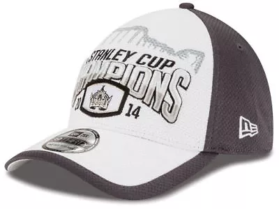  Los Angeles Kings New Era 39Thirty NHL Stanley Cup Champions Hockey Cap Hat • $18.95