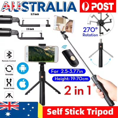 Selfie Stick Tripod Remote Desktop Stand Cell Phone Holder For IPhone Samsung • $12.99