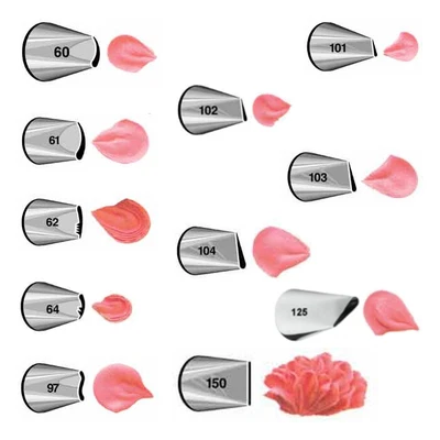 £2.99 • Buy Wilton Flower Petal Icing Tip Nozzles For Piping Buttercream Cake Decorating