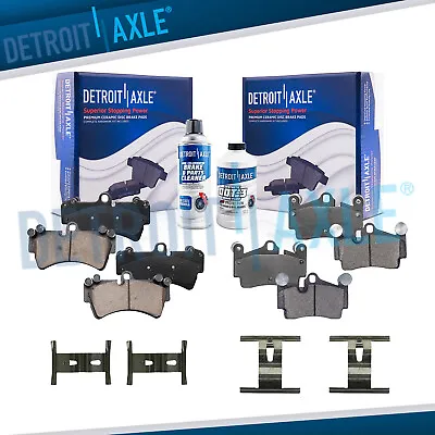 $67.76 • Buy Front And Rear Ceramic Brake Pads For Audi Q7 Volkswagen Touareg Porsche Cayenne