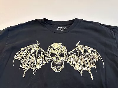 Authentic RARE 2023 Tour Avenged Sevenfold Wesbat Deathbat A7X Shirt X-Large • $21.99