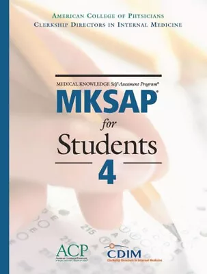 Mksap For Students 4 Paperback Cdim American College Of Physician • $7.27