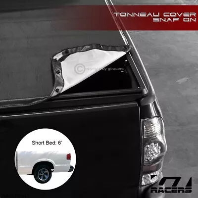 For 1994-2003 Chevy S10/GMC S15 Sonoma 6 Ft 72  Bed Snap-On Vinyl Tonneau Cover • $142