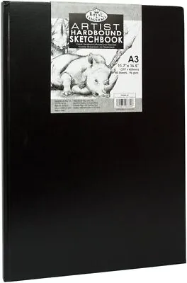 Royal & Langnickel Hardback Casebound Artist Sketchbook - A6 - A5 - A4 - A3 • £5.89