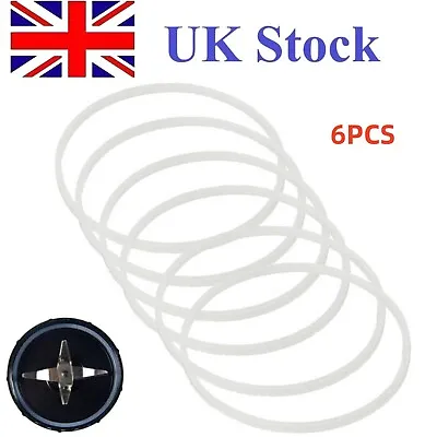 UK 6Pcs Seal Rubber Ring Gaskets Replacement For Magic Bullet Blender 250W Parts • £6.69