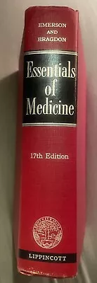 Vintage 1955 Essentials Of Medicine Lippincott's Nursing Illustrated Book • $7.95