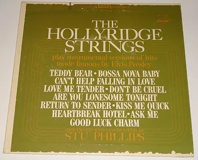 The Hollyridge Strings ~ Original Compact 33 With Strips And Minis Plays Elvis • $200