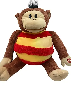 MushaBelly Chatter Monkey Zachary Stuffed Animal Plush Noises Sound Tested Work • $17.59