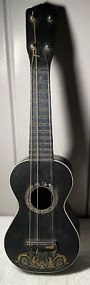 $175 • Buy Old Harmony Hawaiian Wood Ukulele Hawaii Music Tiki Hula Surfer Surf  W Decals