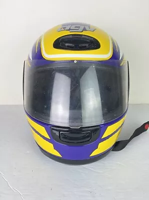 Vintage Spectre AGV R-1 Size Large Full Face Helmet Purple & Gold • $20