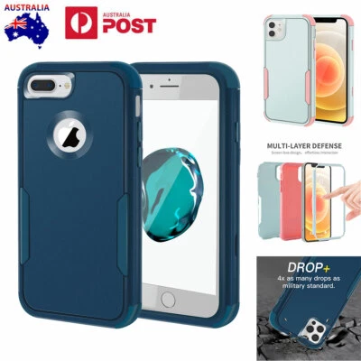 $8.79 • Buy IPhone SE 2022/2020 8 7 6 Plus XR 11 12 Pro Max Heavy Duty Shockproof Case Cover