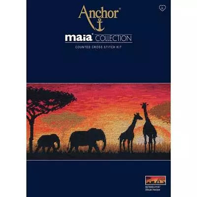 Anchor Maia Collection Counted Cross Stitch Kit  African Horizon  DIY • $34.49