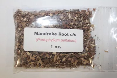 1 Oz. Mandrake Root C/s (Podophyllum Peltatum) • $4.95