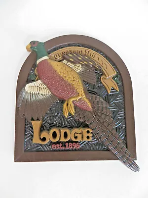 Vtg 1999 Home Interior Pheasant Hill Lodge Wall Plaque Decor  • $9.96