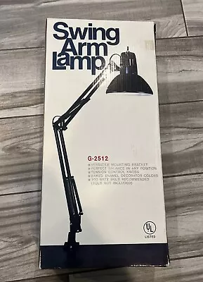 Grandrich G-2512 Adjustable Swing Arm Drafting Clamp Desk Work Lamp White • $39.99