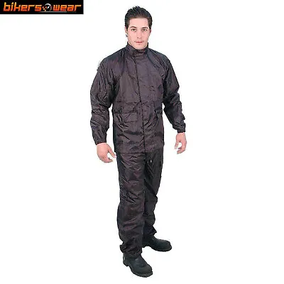 Bikers Gear Australia 2 Pc Motorcycle Motorbike Wet Weather Rain Suit Mesh Lined • $58.71