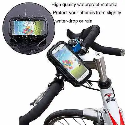 360° Waterproof Bike Bicycle Mount Holder Phone Case Cover For All IPhone  • £8.29