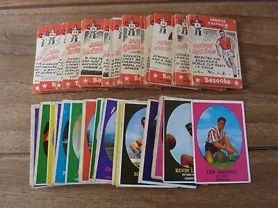 A&BC Bazooka Football Cards From 1962 - Red Back - Pick The Cards You Need! • £2.99