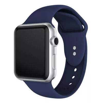 $13.62 • Buy 40mm 44mm Silicone Sports IWatch Band Strap For Apple Watch Series 6 5 4 3 2 SE