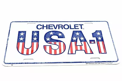 Chevrolet Chevy USA-1 Licensed Aluminum Metal License Plate Sign Tag • $9.88