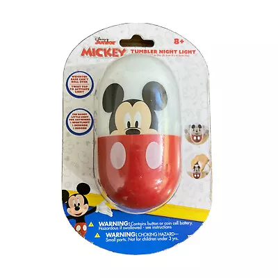 NEW DISNEY JUNIOR MICKEY MOUSE CLUBHOUSE FUNHOUSE Tumbler Night Light Twist Top • $14.99