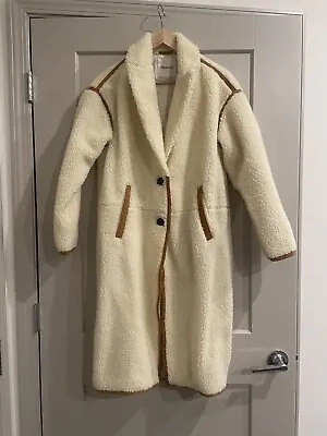 Madewell Shearling Coat Size XS • $160