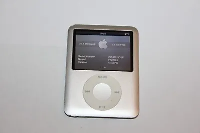 Apple IPod Nano 3rd Generation Sliver (4 GB)  • $29