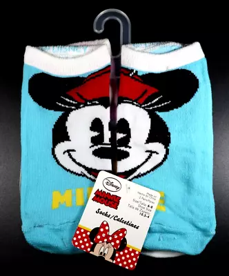 Disney Minnie Mouse Socks 2 Pair Size 6-8 • $7.99