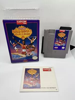 Capcom's Gold Medal Challenge '92 Nintendo NES Complete CIB Rare Near Mint! • $79.99