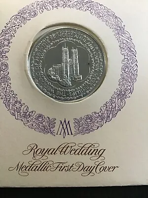 £22.50 • Buy 1973 Royal Wedding Sterling Silver Medal WESTMINSTER ABBEY John Pinches  #1606