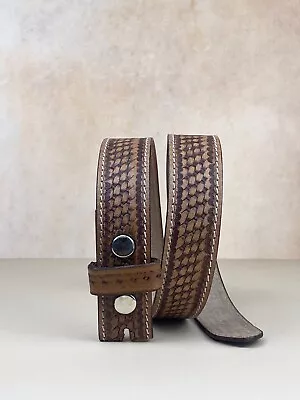 Western Genuine Leather Belt Strap Full Grain Handmade Men's Heavy Duty • $14.99