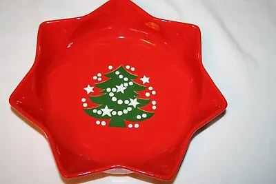 Waechtersbach Germany Christmas Tree Star Bowl - H3 • $14.95