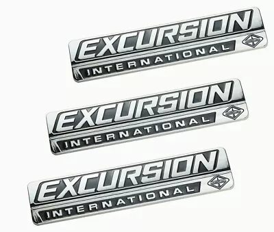 3Pc For 05-10 EXCURSION INTERNATIONAL 7.3L Diesel Emblem Side Fender Badge • $51.99