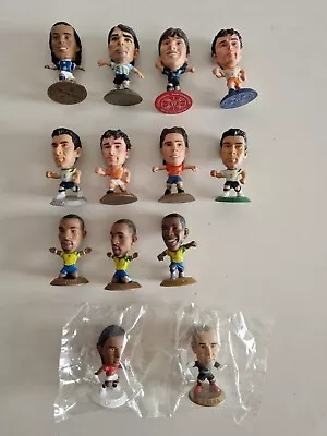 Microstars 2006-2008 Inc.: Messi Ronaldinho Figo.Corinthian Football Figurines • £9.99