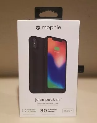 Mophie Juice Pack Air Battery Case For IPhone X- Black - New  • $9.99