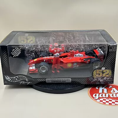 Hot Wheels 1/18 Ferrari F2001 Belgium GP Michael Schumacher #1 Marlboro 55698 • $170