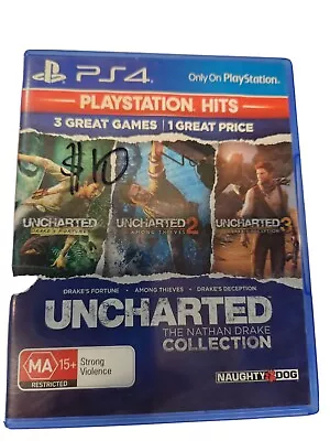 PS4 Game Uncharted The Nathan Drake Collection 3 Games For The 1 Price • $10