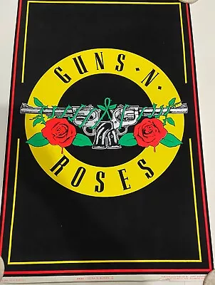 Guns N Roses II #825 Blacklight Original 1989 Felt Rock Poster Vintage 23x35 • $80