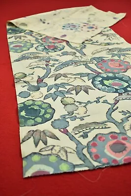 Vintage Japanese Kimono Fabric Silk Antique Boro Kusakizome Dyed 39 /UP47/60 • $3.99