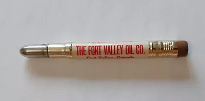 Vtg Advertising Bullet Pencil - Fort Valley Oil Co. Cotton Seed & Fertilizers • $10.50