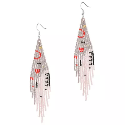 1 Pair Women Earring Fashion Earring Tassel Dangle Earring Drop Pendant Earring • £8.68