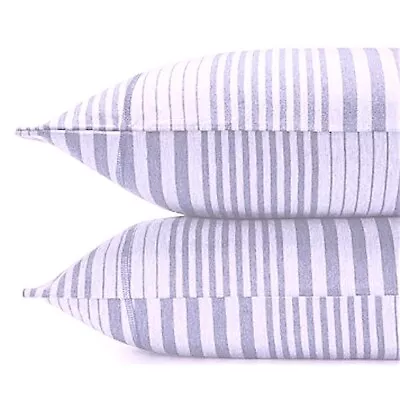 Calvin Klein Modern Stripe Modal Jersey Pillowcases Rhythm Fig Purple NWT - King • $36.95