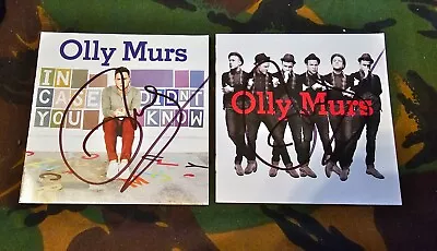 Pair Of Signed Olly Murs Cd Booklets • £10