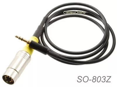 3ft 7-Pin DIN Male To 3.5mm TRS Male For Sena Motorcycle Stereo Audio Cable • $34.99