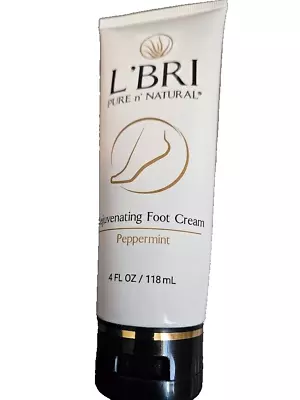 L'BRI Pure & Natural Rejuvenating Foot Cream - Peppermint  4 Oz • $21