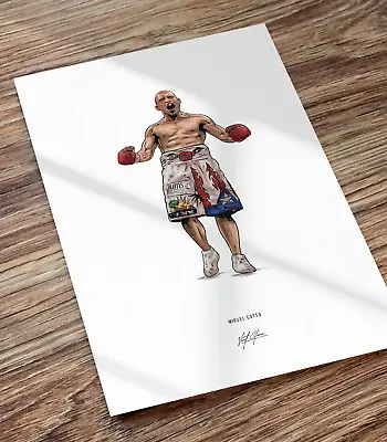 Miguel Cotto Poster Boxing Fans Drawing Illustrated Art Print • $24.99