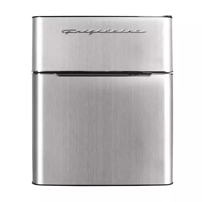 4.5 Cu. Ft. 2 Door Compact Refrigerator-Chrome Trim EFR451 Platinum • $379.99