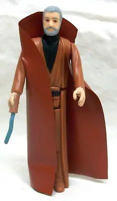 Original 1977 Star Wars Obi-Wan Kenobi Action Figure With Cape And Light Saber • $42.83